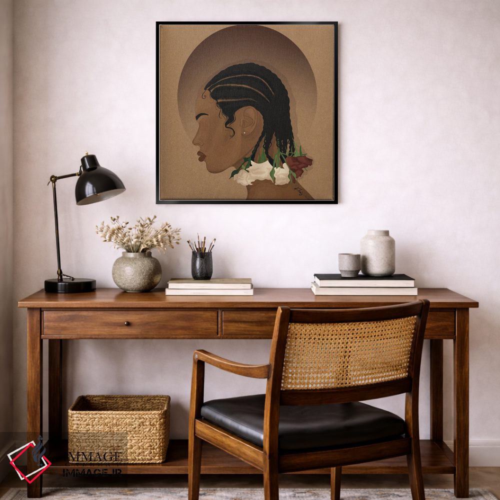 تابلو دکوراتیو کودک گل اثر خیا ای - D6B