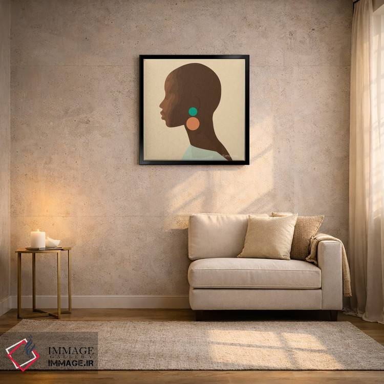 تابلو مینیمال نگاه به جلو اثر کمو فرانک - D2B