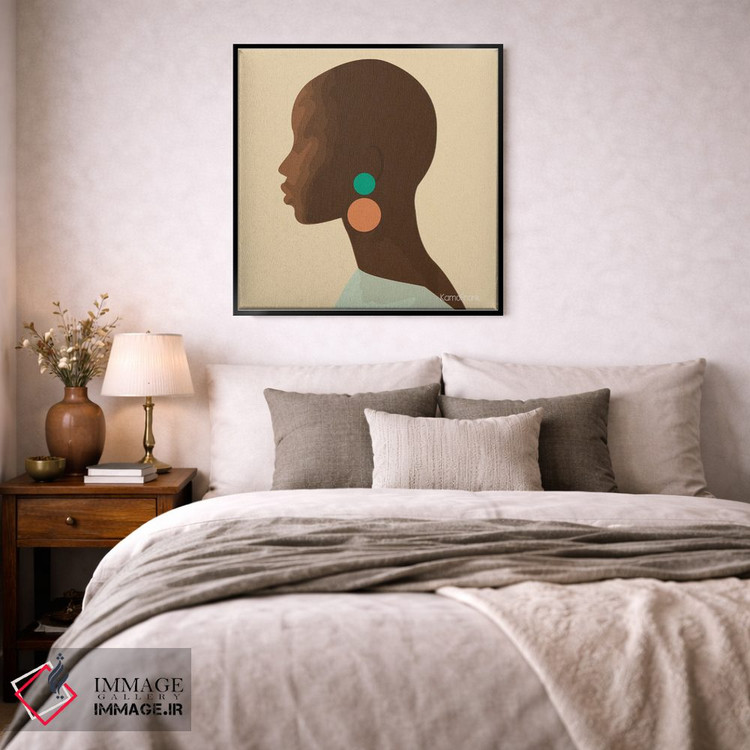 تابلو مینیمال نگاه به جلو اثر کمو فرانک - D3B