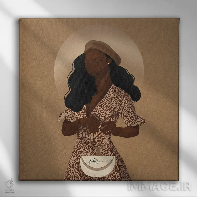 تابلو دکوراتیو مدگرا اثر خیا ای - نمای روبهرو روی دیوار