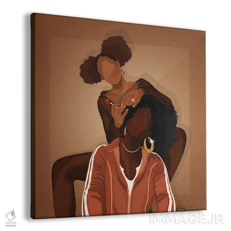 تابلو دکوراتیو آرزوهای مویی اثر خیا ای - نمای پرسپکتیو محصول