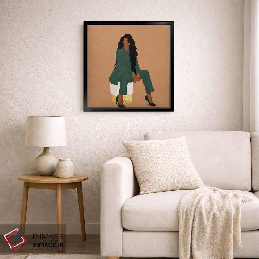 تابلو دکوراتیو رئیس شیک پوش II اثر خیا ای - D6B