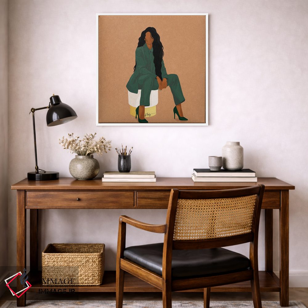 تابلو دکوراتیو رئیس شیک پوش II اثر خیا ای - D4W