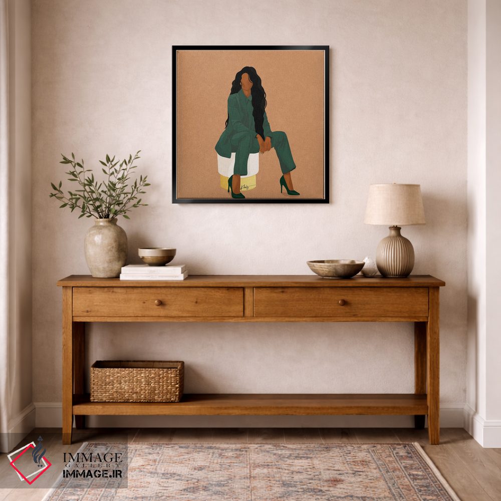 تابلو دکوراتیو رئیس شیک پوش II اثر خیا ای - D5B