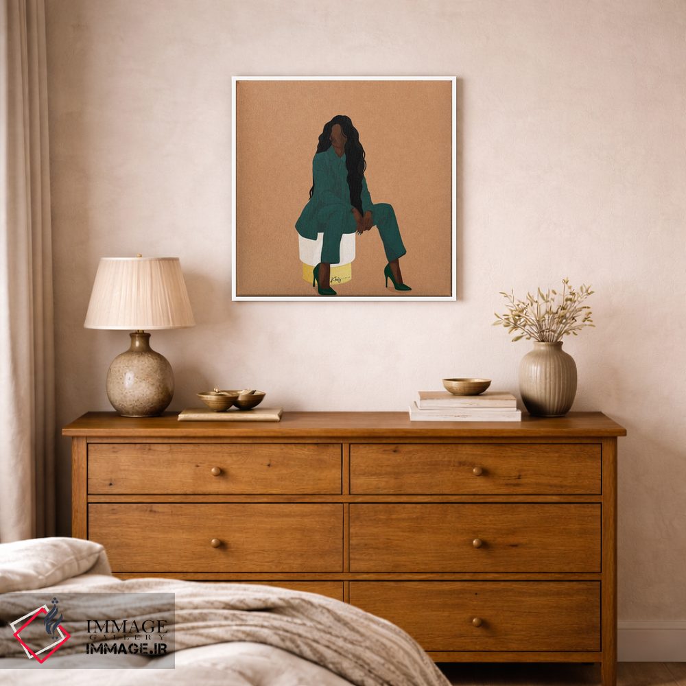 تابلو دکوراتیو رئیس شیک پوش اثر خیا ای - D1W