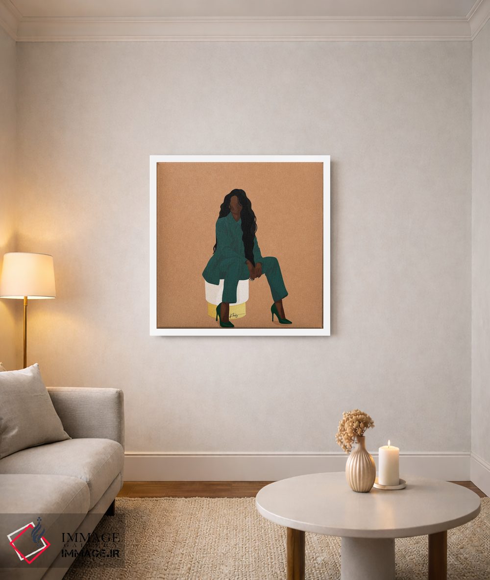 تابلو دکوراتیو رئیس شیک پوش اثر خیا ای - D2W