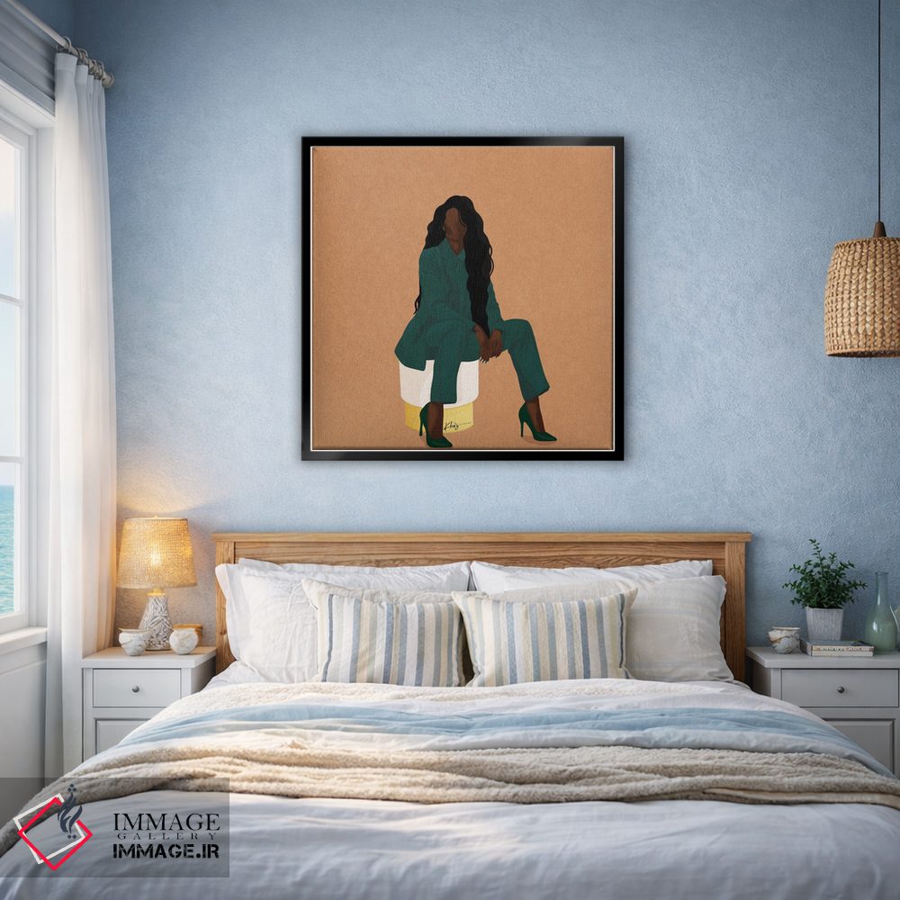 تابلو دکوراتیو رئیس شیک پوش اثر خیا ای - D3B