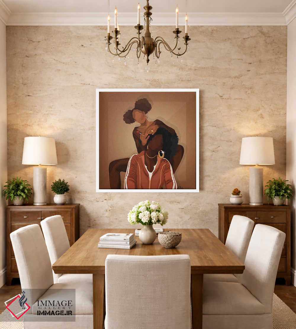 تابلو دکوراتیو آرزوهای مویی اثر خیا ای - D2W