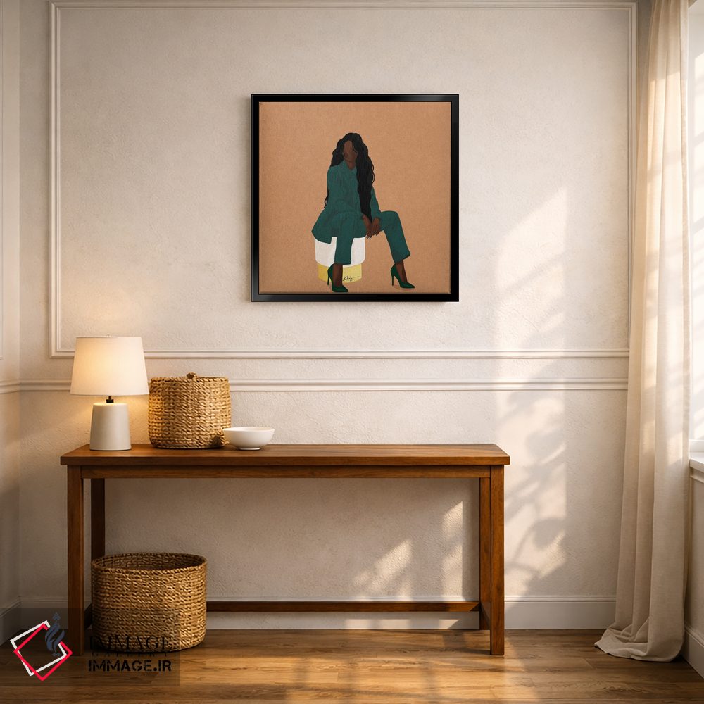 تابلو دکوراتیو رئیس شیک پوش اثر خیا ای - D5B