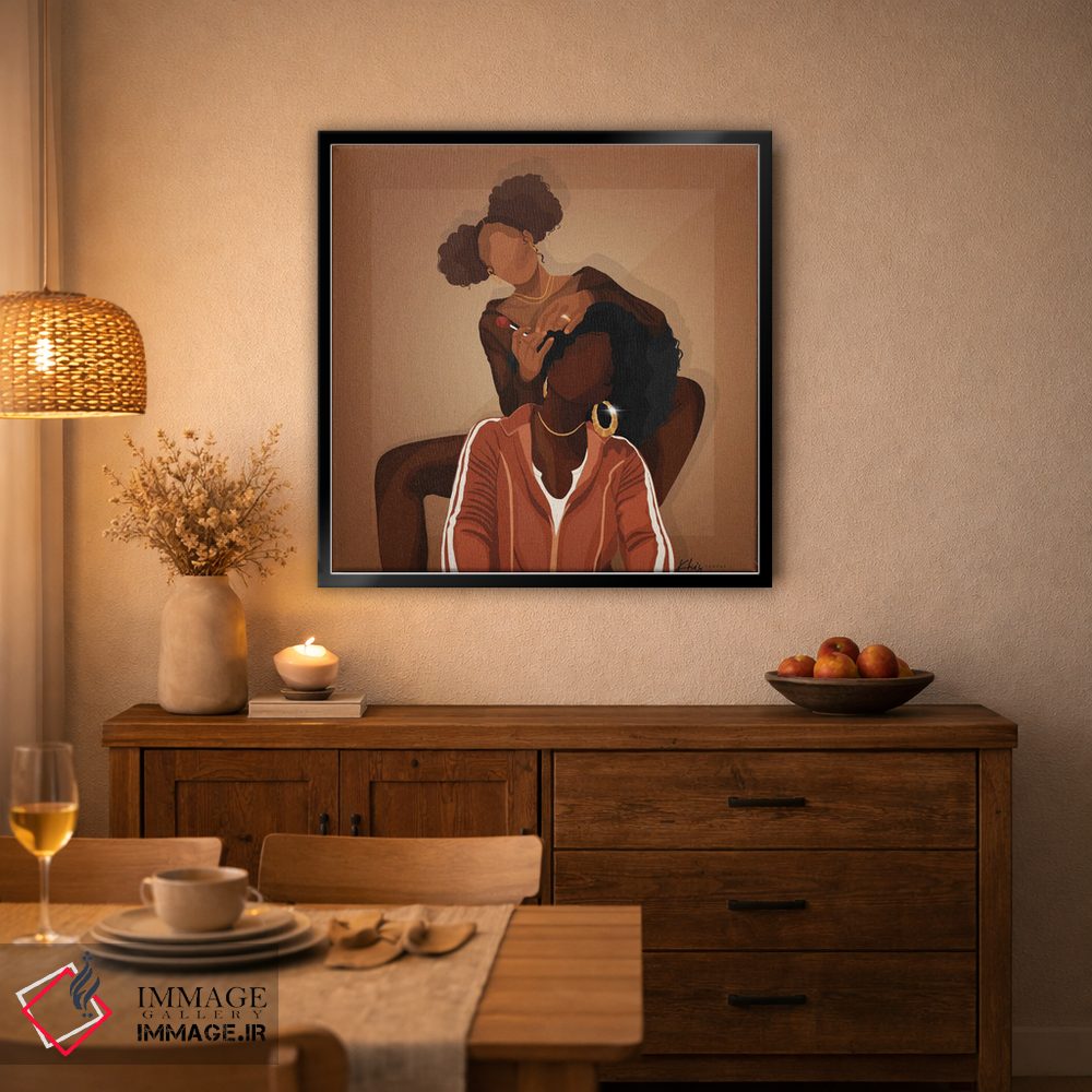 تابلو دکوراتیو آرزوهای مویی اثر خیا ای - D3B