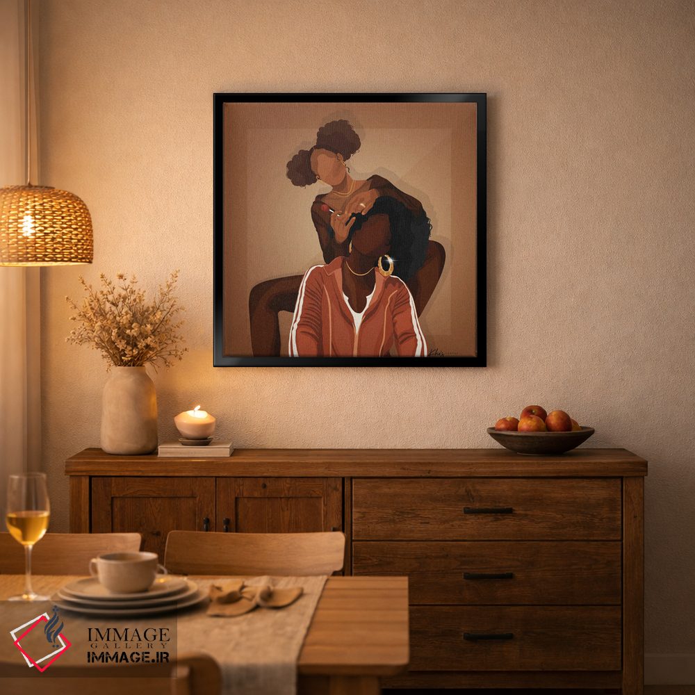 تابلو دکوراتیو آرزوهای مویی اثر خیا ای - D4B