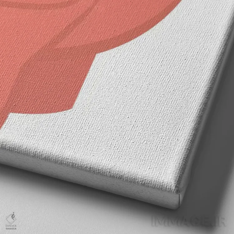 تابلو دکوراتیو H برای اسب آبی اثر فایو بای فایو کالکتیو - نمای نزدیک بافت بوم