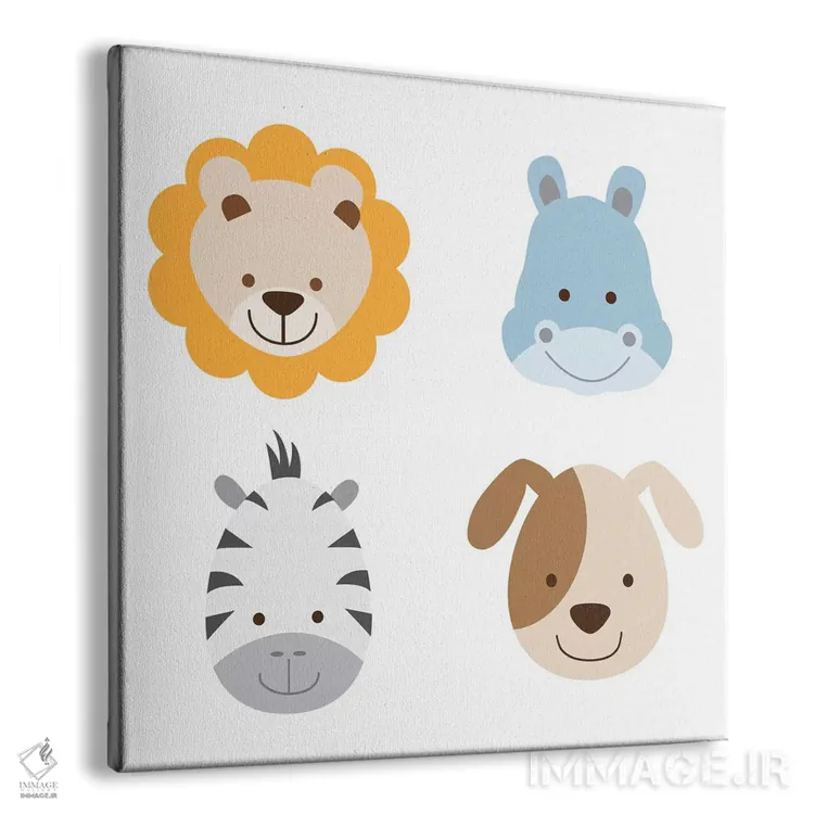 تابلو دکوراتیو مزرعه حیوانات ۲ اثر فایو بای فایو کالکتیو - نمای پرسپکتیو محصول