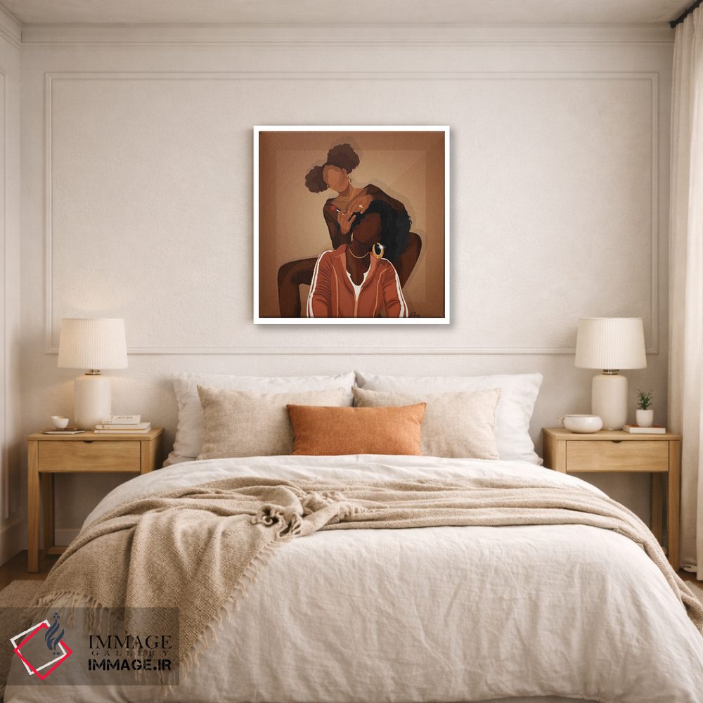 تابلو دکوراتیو آرزوهای مویی اثر خیا ای - D5W