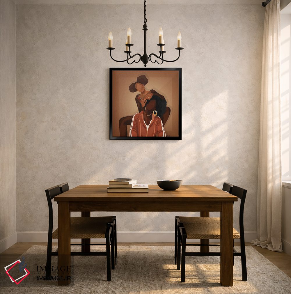 تابلو دکوراتیو آرزوهای مویی اثر خیا ای - D6B