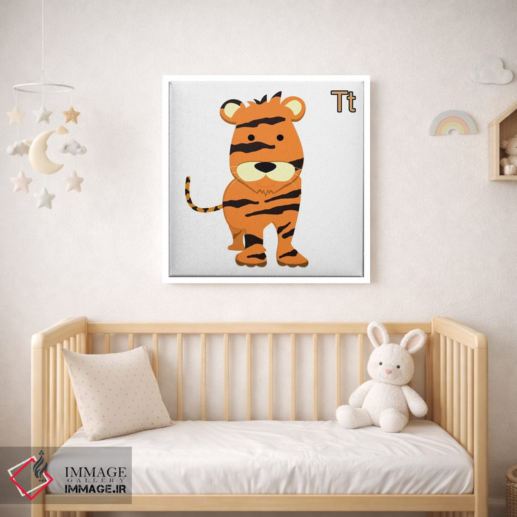 تابلو دکوراتیو T برای ببر اثر فایو بای فایو کالکتیو - D1W