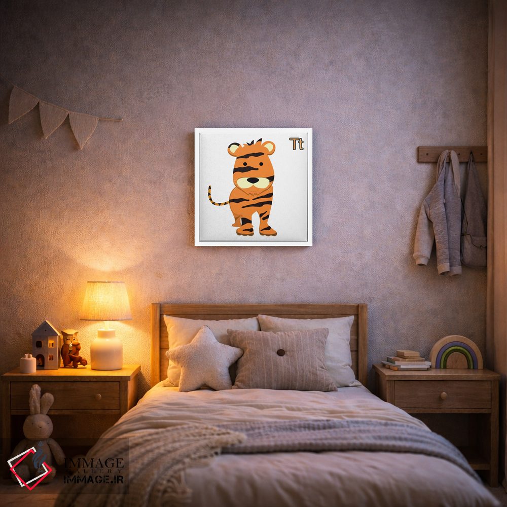 تابلو دکوراتیو T برای ببر اثر فایو بای فایو کالکتیو - D5W