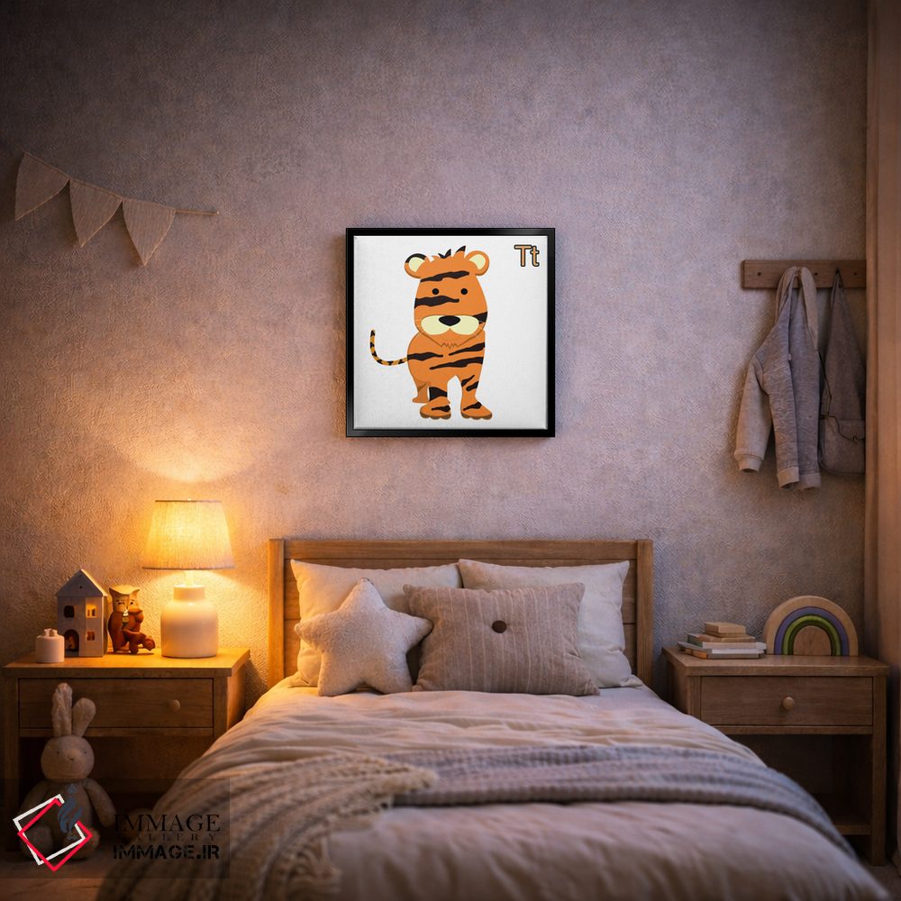 تابلو دکوراتیو T برای ببر اثر فایو بای فایو کالکتیو - D6B