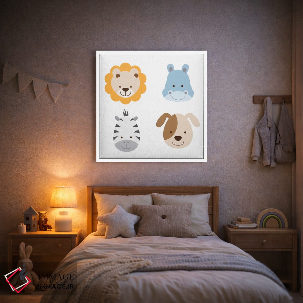 تابلو دکوراتیو مزرعه حیوانات ۲ اثر فایو بای فایو کالکتیو - D1W