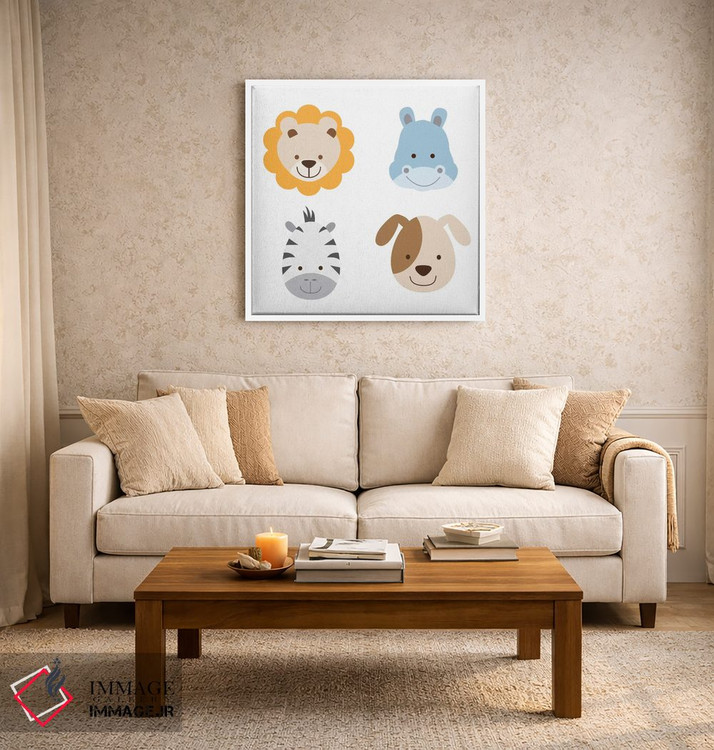 تابلو دکوراتیو مزرعه حیوانات ۲ اثر فایو بای فایو کالکتیو - D4W