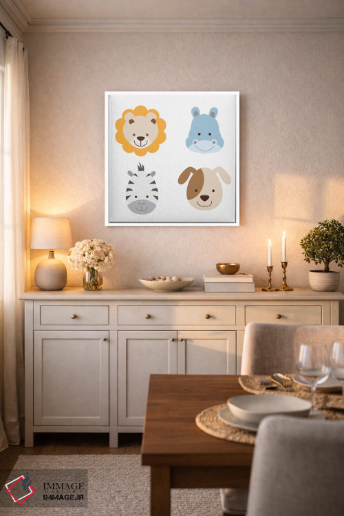 تابلو دکوراتیو مزرعه حیوانات ۲ اثر فایو بای فایو کالکتیو - D5W