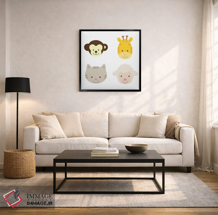 تابلو دکوراتیو مزرعه حیوانات ۳ اثر فایو بای فایو کالکتیو - D5B