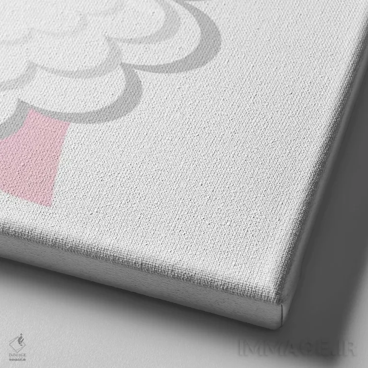 تابلو دکوراتیو S برای گوسفند اثر فایو بای فایو کالکتیو - نمای نزدیک بافت بوم