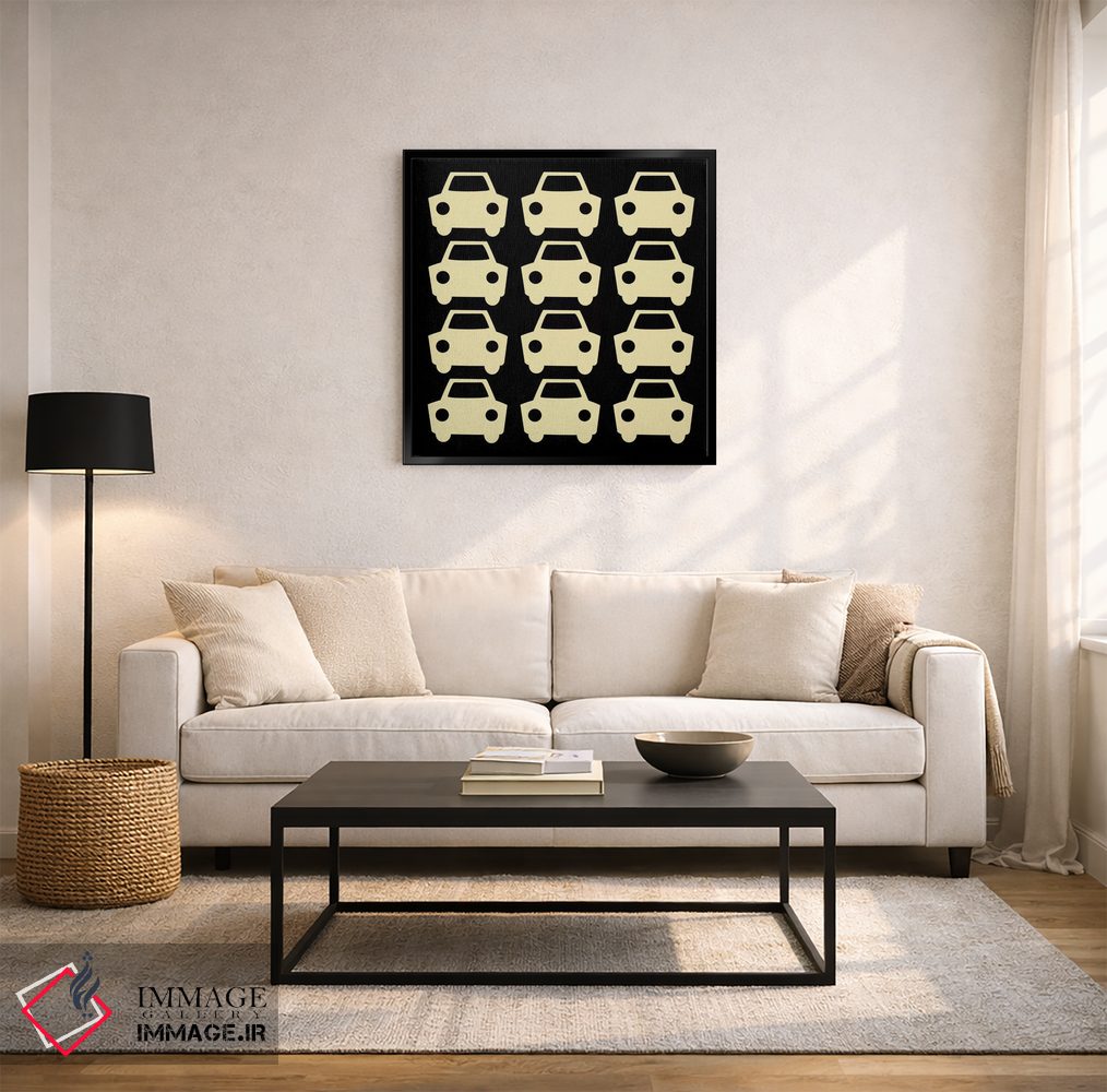 تابلو دکوراتیو ماشین های بیپ بیپ اثر فایو بای فایو کالکتیو - D3B