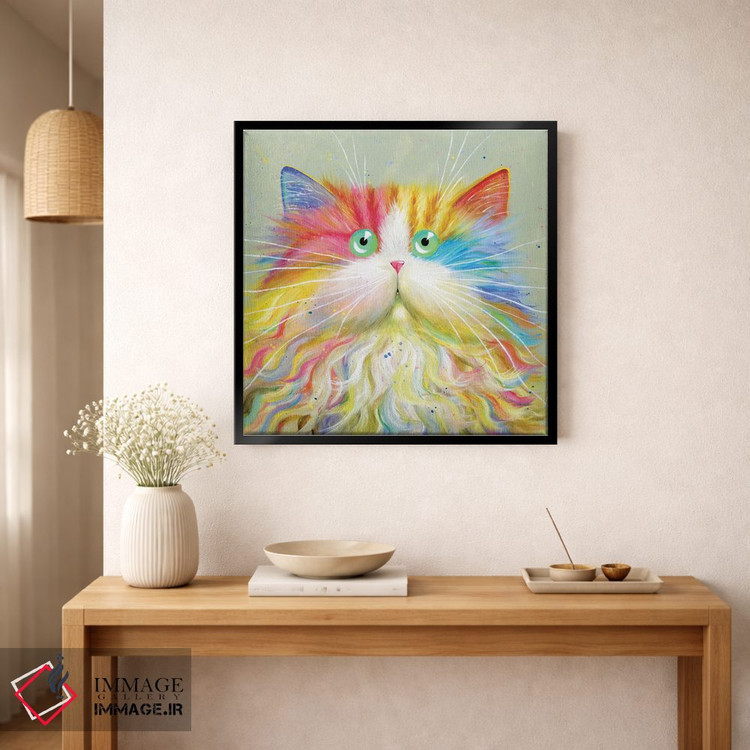 تابلو دکوراتیو موستا چو اثر کیم هاسکینز - D1B