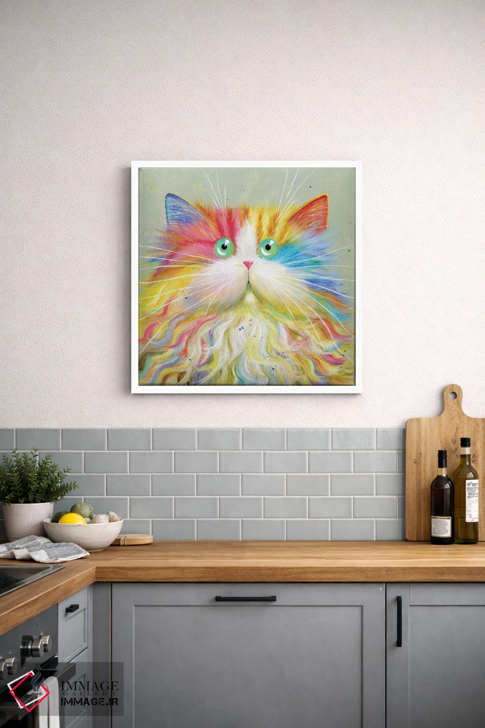 تابلو دکوراتیو موستا چو اثر کیم هاسکینز - D3W