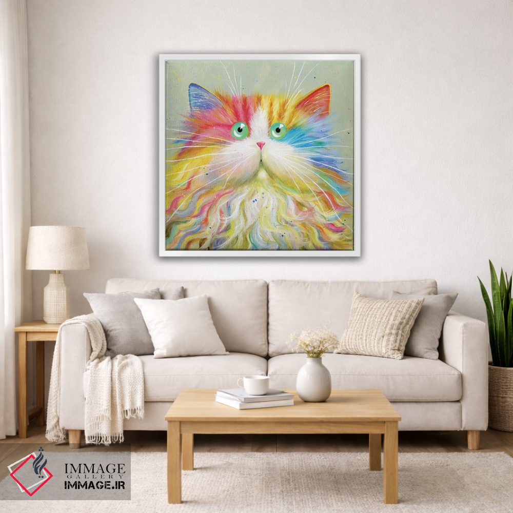 تابلو دکوراتیو موستا چو اثر کیم هاسکینز - D2W