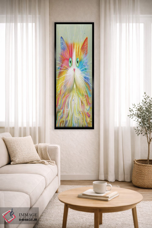 تابلو دکوراتیو موستا چو اثر کیم هاسکینز - D4B