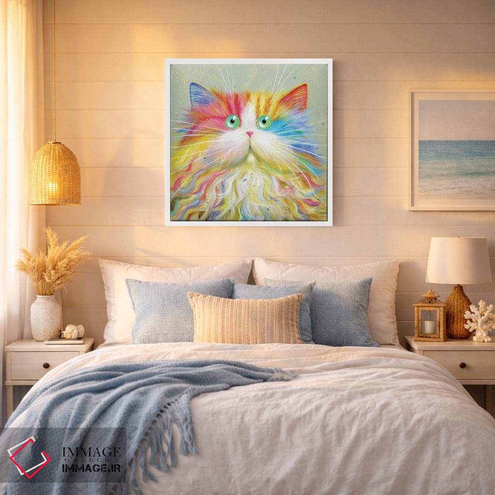 تابلو دکوراتیو موستا چو اثر کیم هاسکینز - D5W