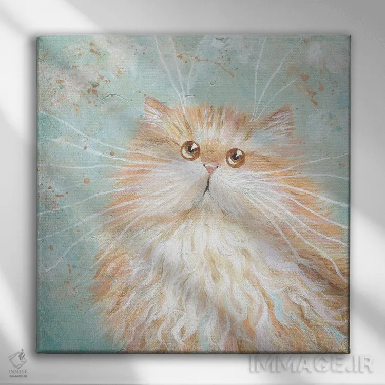 تابلو دکوراتیو فرشته کوچک اثر کیم هاسکینز - نمای روبهرو روی دیوار