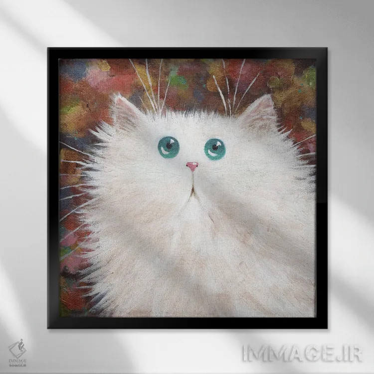 تابلو دکوراتیو دافنه اثر کیم هاسکینز - نمای قابدار مشکی