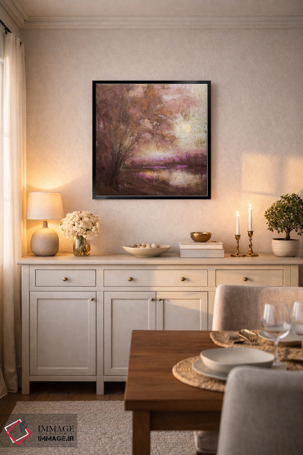 تابلو دکوراتیو عصر اثر کیم اشلمن - D6B