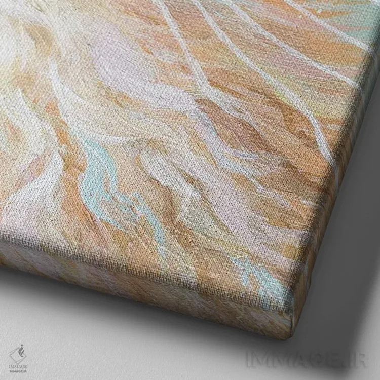 تابلو دکوراتیو فرشته کوچک اثر کیم هاسکینز - نمای نزدیک بافت بوم