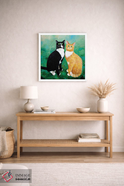 تابلو دکوراتیو مایلو و آرچی اثر کیم هاسکینز - D2W