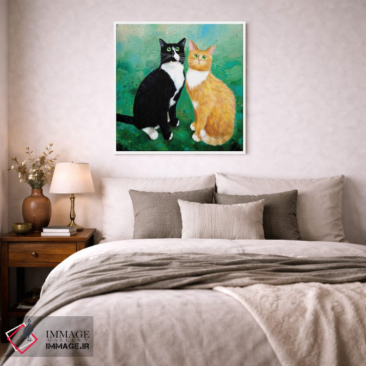 تابلو دکوراتیو مایلو و آرچی اثر کیم هاسکینز - D1W