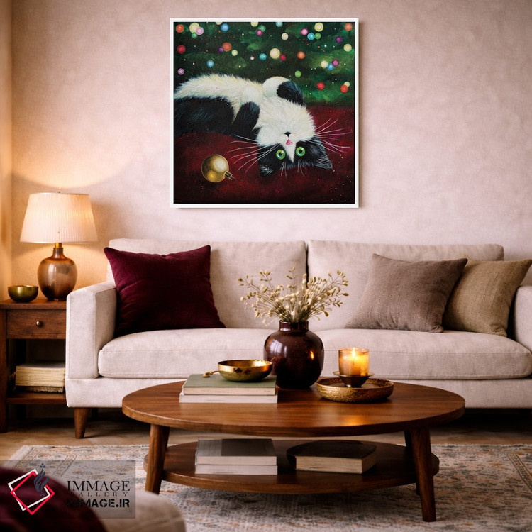 تابلو دکوراتیو گوی های تزئینی اثر کیم هاسکینز - D2W