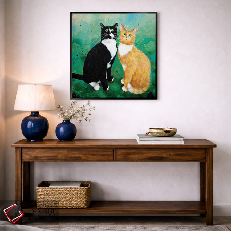 تابلو دکوراتیو مایلو و آرچی اثر کیم هاسکینز - D5B