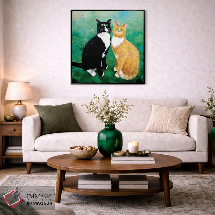 تابلو دکوراتیو مایلو و آرچی اثر کیم هاسکینز - D4B