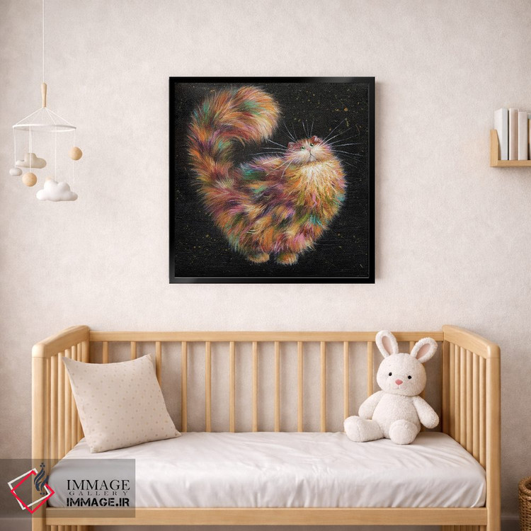 تابلو دکوراتیو پوفت اثر کیم هاسکینز - D1B