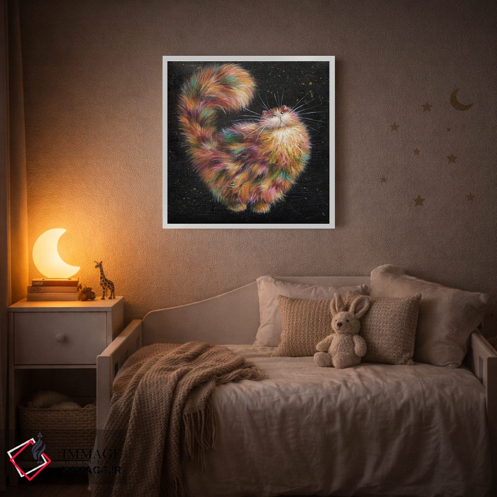 تابلو دکوراتیو پوفت اثر کیم هاسکینز - D2W