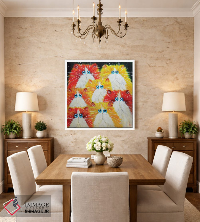 تابلو دکوراتیو جینجراما اثر کیم هاسکینز - D4W