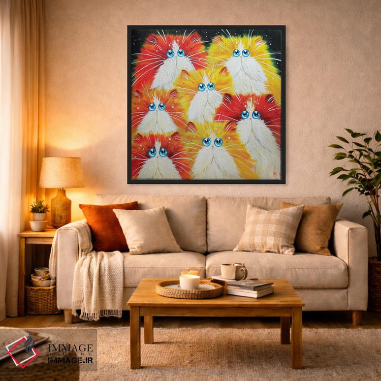 تابلو دکوراتیو جینجراما اثر کیم هاسکینز - D5B