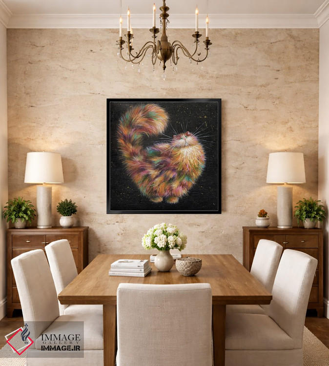 تابلو دکوراتیو پوفت اثر کیم هاسکینز - D5B