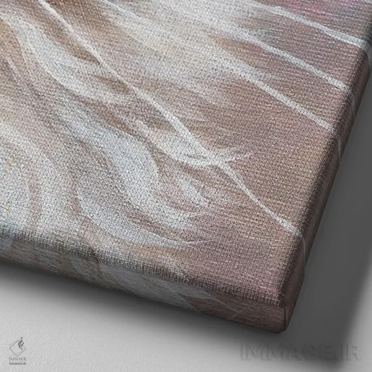 تابلو دکوراتیو بچه گربه سیل پوینت اثر کیم هاسکینز - نمای نزدیک بافت بوم