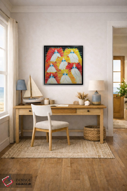 تابلو دکوراتیو جینجراما اثر کیم هاسکینز - D6B