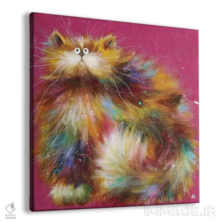 تابلو دکوراتیو نیکرباکر اثر کیم هاسکینز - نمای پرسپکتیو محصول